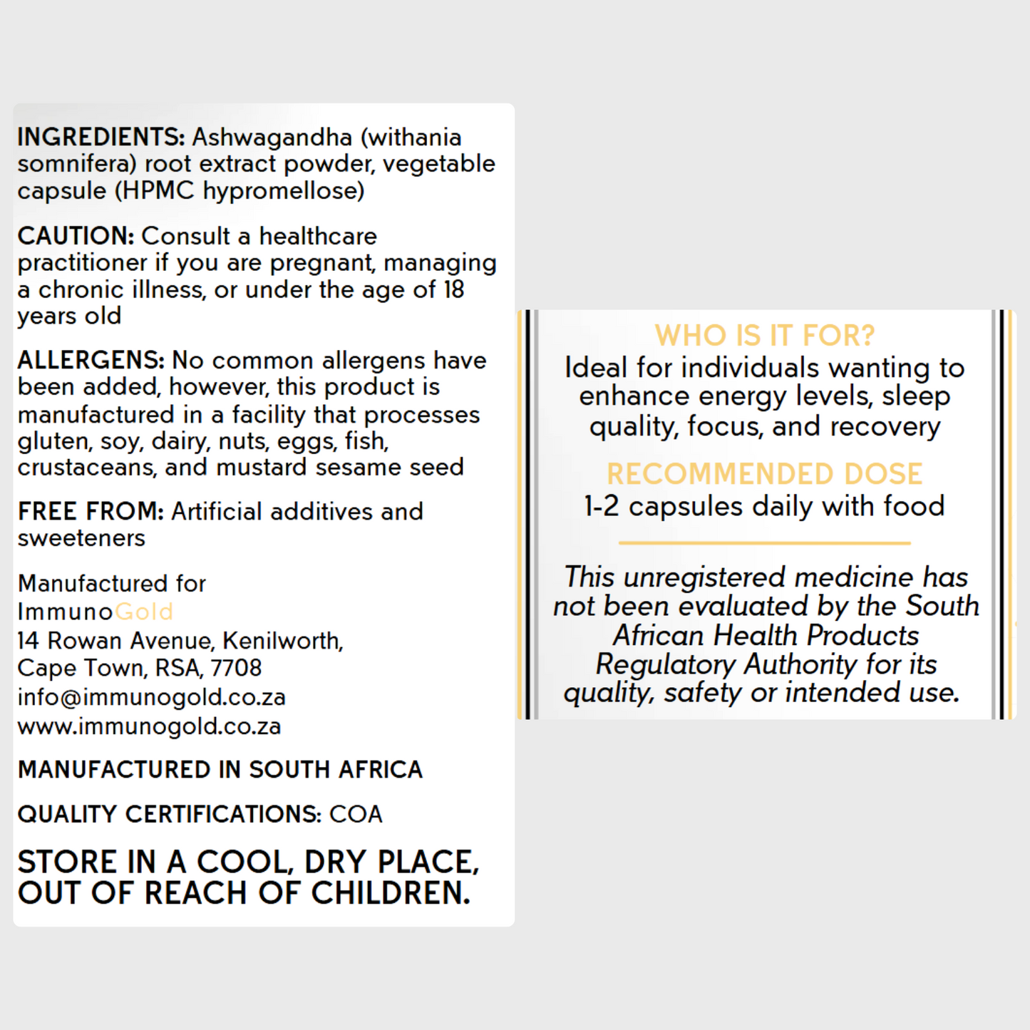 Immune Boost Bundle (Colostrum Powder & Ashwagandha)