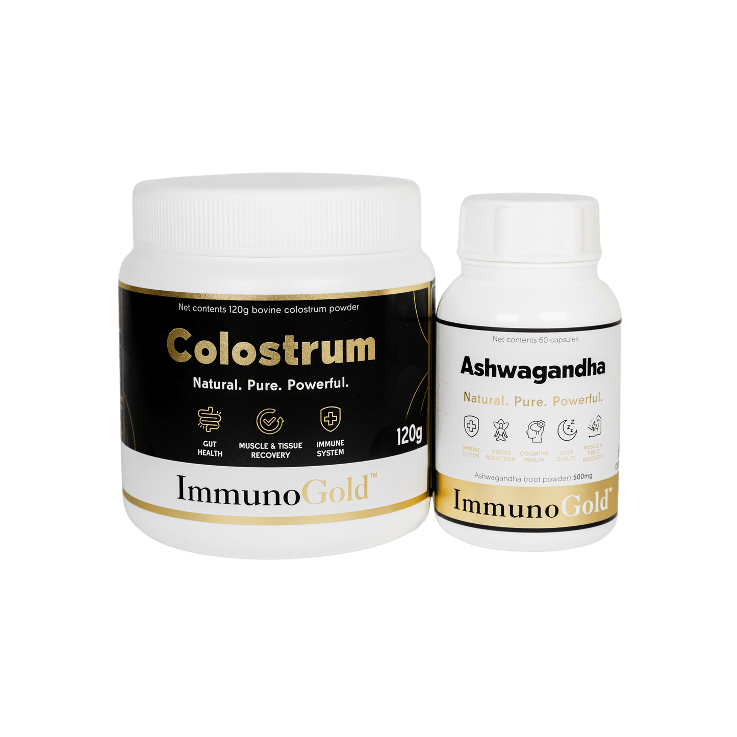 Immune Boost Bundle (Colostrum Powder & Ashwagandha)
