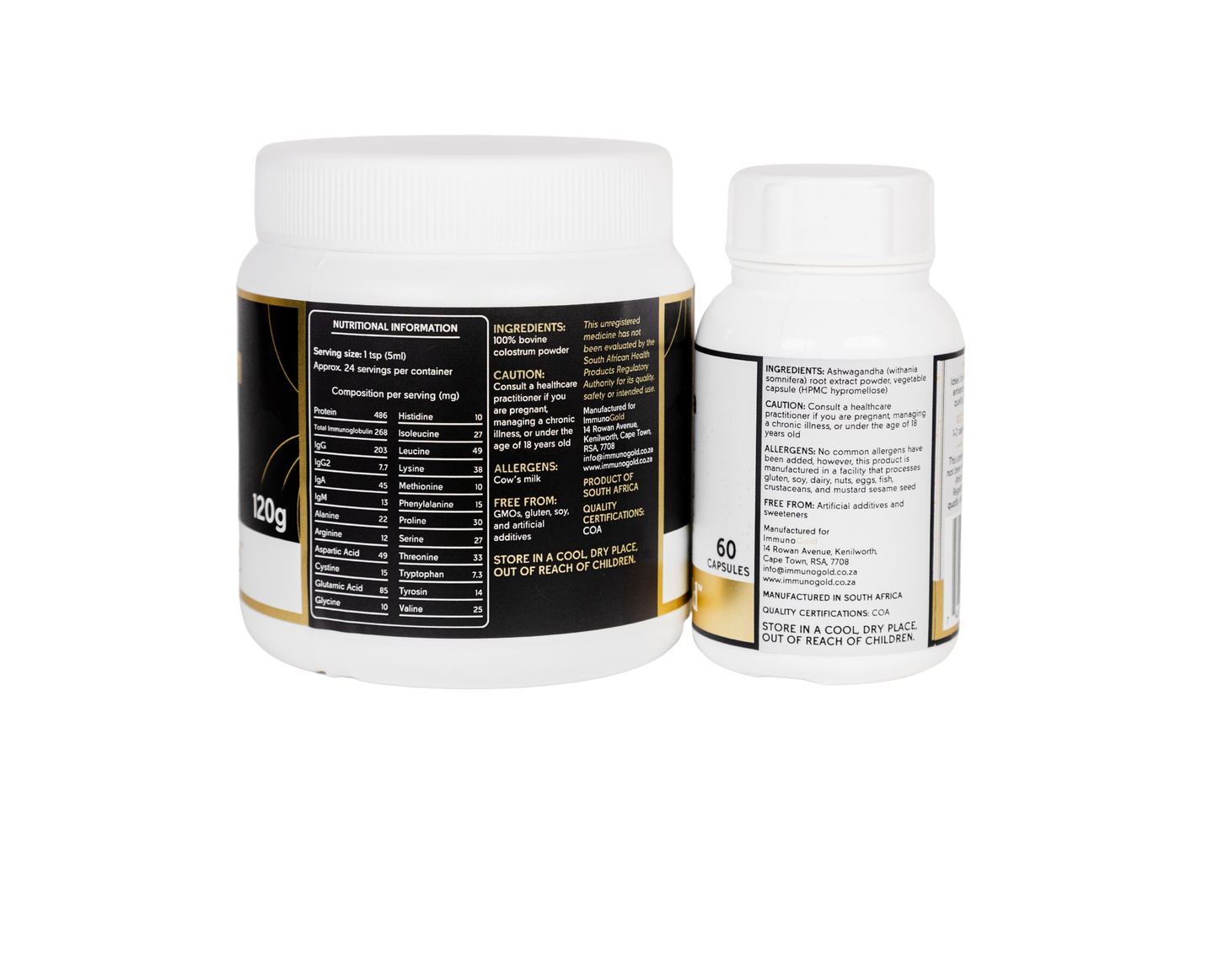 Immune Boost Bundle (Colostrum Powder & Ashwagandha)